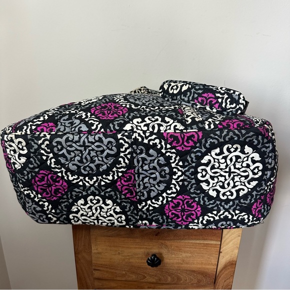 Vera Bradley Canterbury Magenta Large Tote with additional Waterproof Bag - Picture 5 of 10